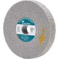 Meules d'&eacute;barbage EXL Scotch-Brite, 6" x 1", Arbre de 1", Oxyde d'aluminium Toolneeds Inc.