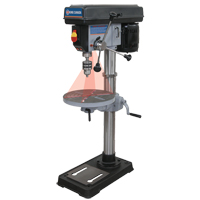 Perceuses &agrave; colonne avec laser, 13", Mandrin 5/8", 3670 tr/min Toolneeds Inc.