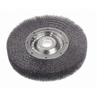 Brosses rotatives &agrave; fils cr&ecirc;p&eacute;s - Face large, 6" dia., Fils 0,0118", Arbre 2" Toolneeds Inc.