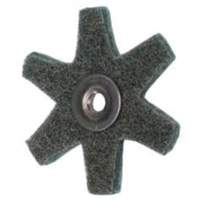 Disque abrasif en forme d'&eacute;toile pour pr&eacute;paration de surface Abrasotex , 2" dia., Grain Tr&egrave;s fin, Oxyde d'aluminium Toolneeds Inc.
