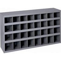 Armoires pour bacs de rangement en acier, 33-3/4" la x 12" p x 19-1/4" h, Gris Toolneeds Inc.
