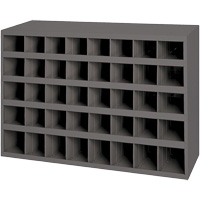 Armoires pour bacs de rangement en acier, 33-3/4" la x 8-1/2" p x 22-1/4" h, Gris Toolneeds Inc.