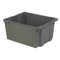 Contenants Stack-N-Nest Polylewton, 15,1" x 30,1" x 24", Gris Toolneeds Inc.