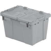Contenants de distribution Flipak en plastique poly&eacute;thyl&egrave;ne (PE), 15,2" x 10,9" x 9,7", Gris Toolneeds Inc.