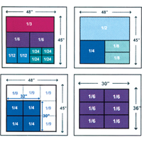 StakPak Plus 4845 System Containers, 15" W x 24" D x 14.5" H, Royal Blue Toolneeds Inc.