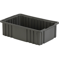 Divider Box, Polyethylene, 16.5" W x 10.9" D x 5" H, Grey Toolneeds Inc.