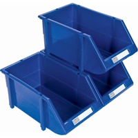 Stack & Hang Bin, 4-13/16" W x 3-3/16" H x 7-1/8" D, Blue Toolneeds Inc.