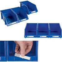 Stack & Hang Bin, 11-13/16" W x 7" H x 17-11/16" D, Blue Toolneeds Inc.