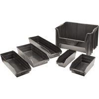 Recycled Shelf Bins, 4-1/8" W x 11-5/8" D x 4" H, 30 lbs. Capacity Toolneeds Inc.