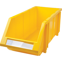 Stack & Hang Bin, 7-7/8" W x 7" H x 17-11/16" D, Yellow Toolneeds Inc.