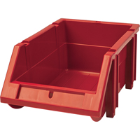 Stack & Hang Bin, 4-13/16" W x 3-3/16" H x 7-1/8" D, Red Toolneeds Inc.