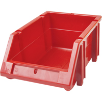 Stack & Hang Bin, 5-7/8" W x 4-11/16" H x 9-13/16" D, Red Toolneeds Inc.