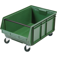 Bac g&eacute;ant empilable et mobile, 11-7/8" ha x 18-3/8" la x 29" p, Capacit&eacute; de 150 lb, Vert Toolneeds Inc.