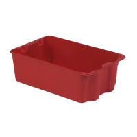 Contenants Stack-N-Nest Polylewton, 7,9" x 24" x 14,1", Rouge Toolneeds Inc.