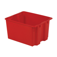 Contenants Stack-N-Nest Polylewton, 12" x 21" x 17", Rouge Toolneeds Inc.