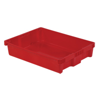 Contenants Stack-N-Nest Polylewton, 6,1" x 29,6" x 22,4", Rouge Toolneeds Inc.