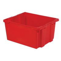 Contenants Stack-N-Nest Polylewton, 15,1" x 30,1" x 24", Rouge Toolneeds Inc.
