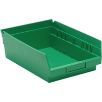 Bacs pour tablette, 8-3/8" la x 4" H x 11-5/8" p, Vert, Capacit&eacute; 30 lb Toolneeds Inc.