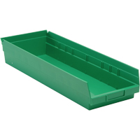 Bacs pour tablette, 8-3/8" la x 4" H x 23-5/8" p, Vert, Capacit&eacute; 50 lb Toolneeds Inc.