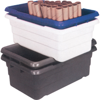 Cross Stack Bins, 16" W x 25.125" D x 8.5" H, Grey Toolneeds Inc.