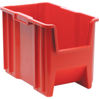 Giant Stacking Containers, 10.875" W x 17.5" D x 12.5" H, Red Toolneeds Inc.