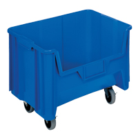 Mobile Giant Stack Container, 12-7/16" H x 19-7/8" W x 15-1/4" D, 250 lbs. Capacity, Blue Toolneeds Inc.