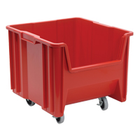 Mobile Giant Stack Container, 12-1/2" H x 16-1/2" W x 17-1/2" D, 250 lbs. Capacity, Red Toolneeds Inc.