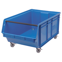Mobile MAGNUM Bin, 14-7/8" H x 18-3/8" W x 29" D, 150 lbs. Capacity, Blue Toolneeds Inc.