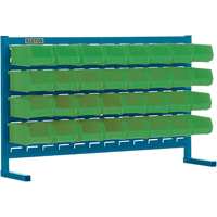 Rayonnage &agrave; persienne avec bacs, 32 bacs, 36" la x 8-1/4" p x 22" h Toolneeds Inc.