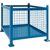 Bulk Stacking Containers, 34.5" W x 40.5" D x 30" H, 3000 lbs. Capacity Toolneeds Inc.