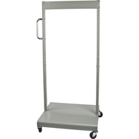 Mobile Tilt Bin Rack - Cart Only, Double-sided, 26-1/4" W x 22" D x 57-1/2" H Toolneeds Inc.