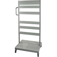 Mobile Tilt Bin Rack - Cart Only, Double-sided, 26-1/4" W x 22" D x 57-1/2" H Toolneeds Inc.