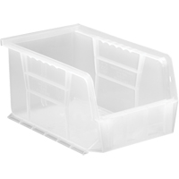 Bac transparent ultra empilable & suspendable, 6" la, 5" h x 9-1/4" p, Transparent Toolneeds Inc.