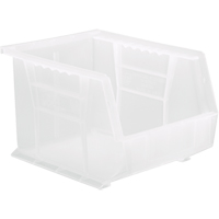 Clear-View Ultra Stack & Hang Bin, 8-1/4" W x 7" H x 10-3/4" D, Clear Toolneeds Inc.