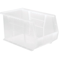 Bac transparent ultra empilable & suspendable, 8-1/4" la, 8" h x 13-5/8" p, Transparent Toolneeds Inc.