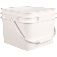 Square Pail, Plastic, 2.1 gal. Toolneeds Inc.