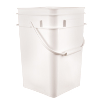 Square Pail, Plastic, 4.25 gal. Toolneeds Inc.