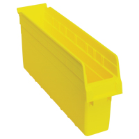 Store-Max Shelf Bins, 4-3/8" W x 8" H x 17-7/8" D, Yellow, 56 lbs. Capacity Toolneeds Inc.