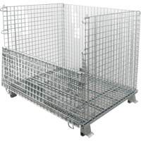 Collapsible Wire Container, 40" W x 48" D x 42" H, 4000 lbs. Capacity Toolneeds Inc.