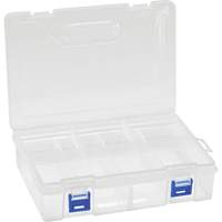 Plastic Compartment Box, 6.25" W x 9.25" D x 2.2" H, 8 Compartments Toolneeds Inc.