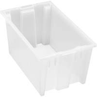Contenant robuste Stack & Nest, 9" x 11" x 18", Transparent Toolneeds Inc.