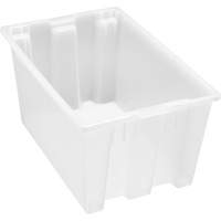 Contenant robuste Stack & Nest, 15" x 19,5" x 29,5", Transparent Toolneeds Inc.