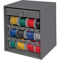 Wire and Terminal Storage Cabinet, Steel, 1 Drawers, 15-9/16" x 11-7/8" x 16-3/8", Grey Toolneeds Inc.