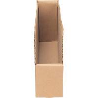 Deep Corrugated Parts Bins, 1-15/16" W x 11-1/4" D x 4-1/2" H, Beige Toolneeds Inc.