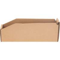 Deep Corrugated Parts Bins, 1-15/16" W x 11-1/4" D x 4-1/2" H, Beige Toolneeds Inc.