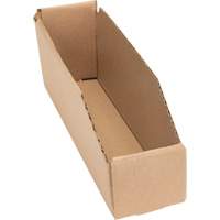 Deep Corrugated Parts Bins, 2-7/8" W x 11-1/4" D x 4-1/2" H, Beige Toolneeds Inc.