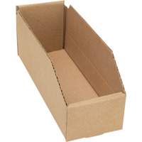 Deep Corrugated Parts Bins, 3-3/4" W x 11-1/4" D x 4-1/2" H, Beige Toolneeds Inc.