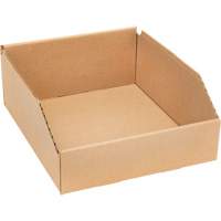 Deep Corrugated Parts Bins, 9-3/4" W x 11-1/4" D x 4-1/2" H, Beige Toolneeds Inc.