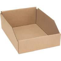 Deep Corrugated Parts Bins, 8-3/4" W x 11-1/4" D x 4-1/2" H, Beige Toolneeds Inc.