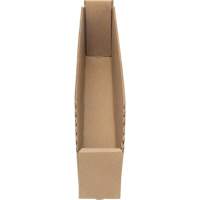 Deep Corrugated Parts Bins, 2-7/8" W x 17-1/4" D x 4-1/2" H, Beige Toolneeds Inc.